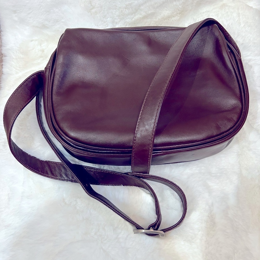 Tuscan’s Brown Leather Crossbody/Shoulder Bag Made in Italy